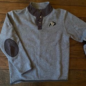 CU pullover w padded elbow